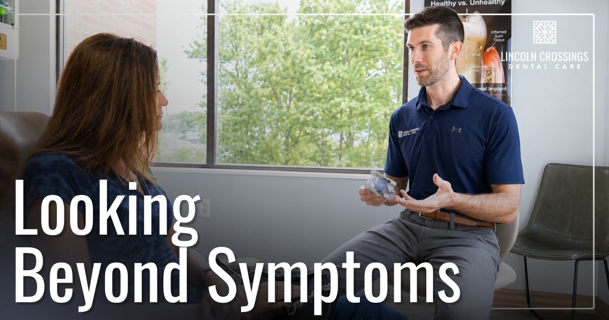 Looking Beyond Symptoms doctor consulting with patient